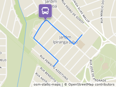 Mapa da parada