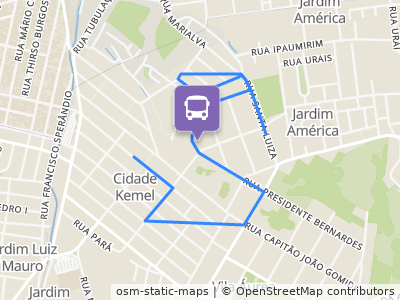 Mapa da parada