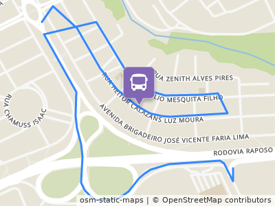 Mapa da parada