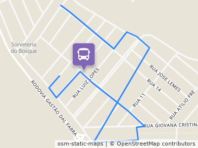 Mapa da parada