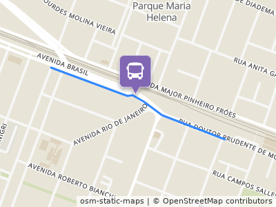 Mapa da parada