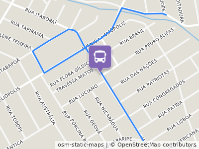 Mapa da parada