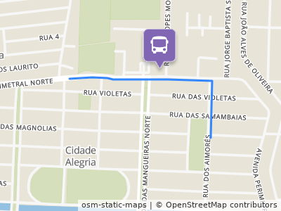 Mapa da parada