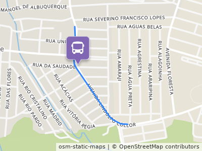 Mapa da parada