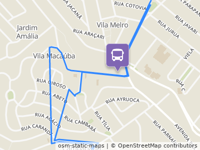 Mapa da parada