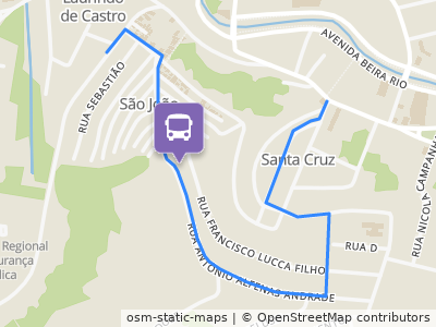Mapa da parada