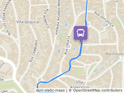 Mapa da parada