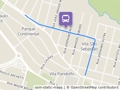 Mapa da parada