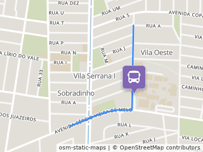 Mapa da parada