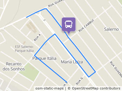 Mapa da parada