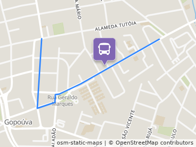 Mapa da parada