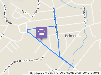 Mapa da parada