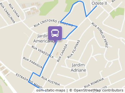 Mapa da parada