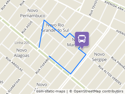 Mapa da parada