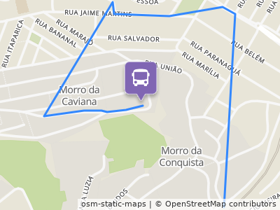 Mapa da parada