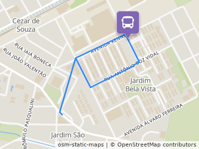 Mapa da parada