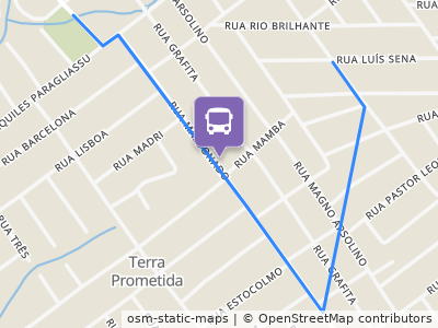 Mapa da parada