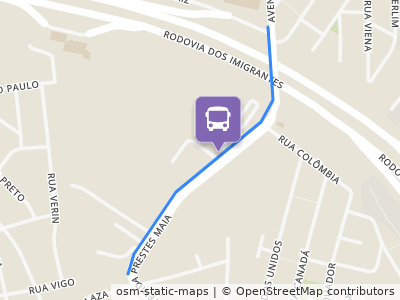Mapa da parada