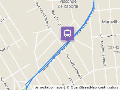 Mapa da parada