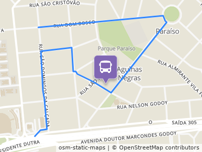Mapa da parada