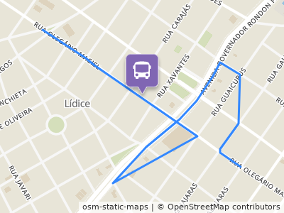Mapa da parada