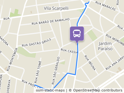 Mapa da parada