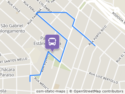 Mapa da parada