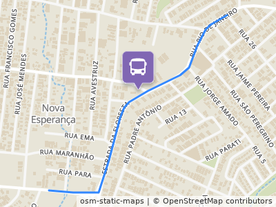 Mapa da parada