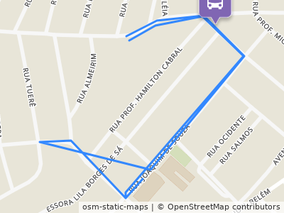 Mapa da parada
