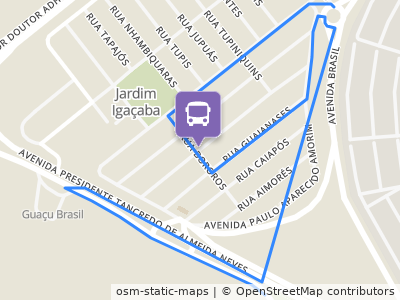 Mapa da parada