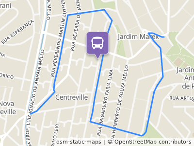 Mapa da parada