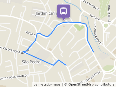 Mapa da parada