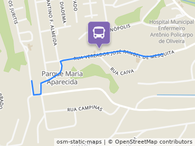 Mapa da parada