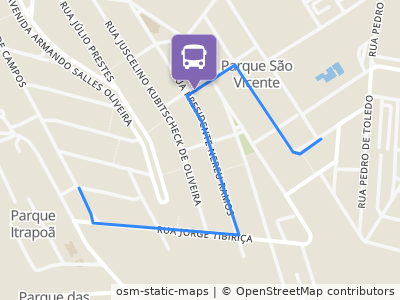 Mapa da parada