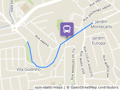 Mapa da parada