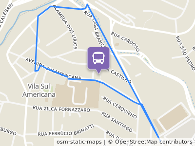 Mapa da parada