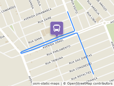 Mapa da parada