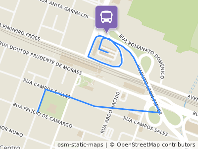 Mapa da parada