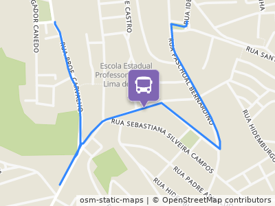 Mapa da parada