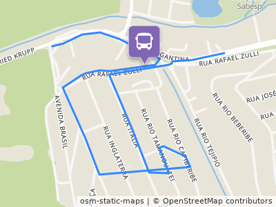 Mapa da parada
