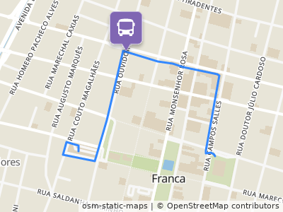 Mapa da parada