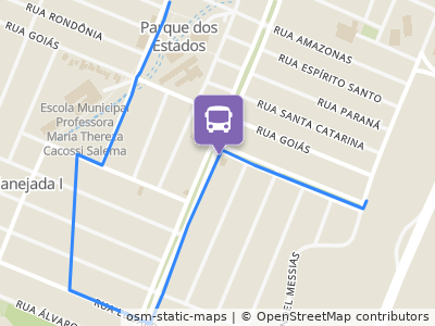 Mapa da parada