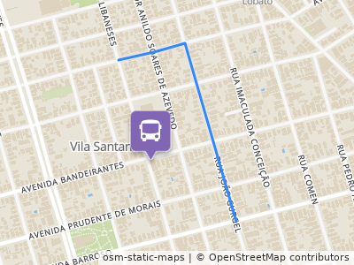 Mapa da parada