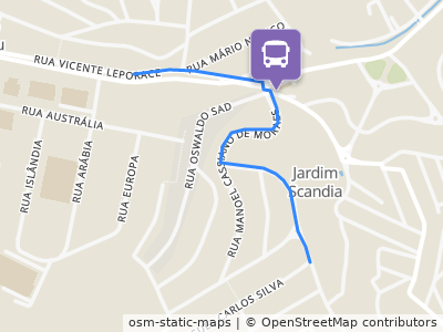 Mapa da parada