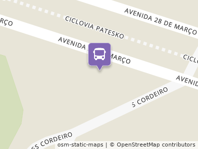 Mapa da parada