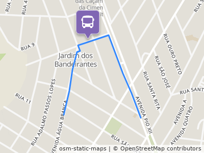 Mapa da parada
