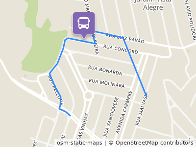 Mapa da parada