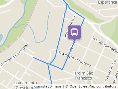 Mapa da parada