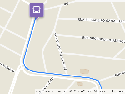 Mapa da parada