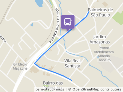Mapa da parada